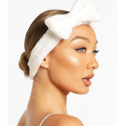 Spa Hairband with bow - for skin care, laying makeup etc.